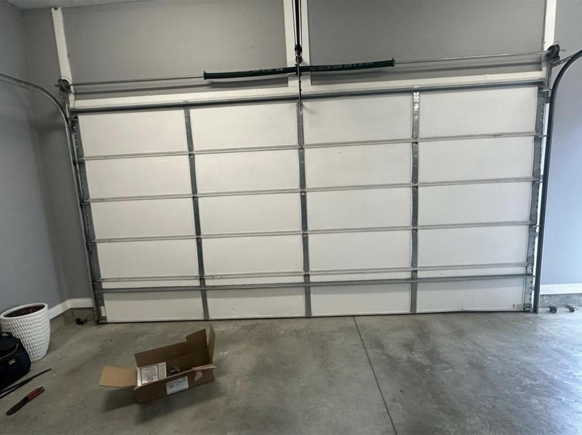 Garage door torsion spring repair in Chesapeake, VA